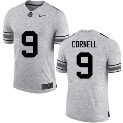 Men's Ohio State Buckeyes #9 Jashon Cornell Gray Nike NCAA College Football Jersey Wholesale IMN2644QX